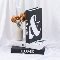 Modische Deko-Bücher für Zuhause Moderne Luxus-Bücher Selbstklebende Dekorative Buchbox für Wohnzimmer Bücherregal