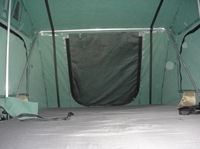 Tente de toit en toile de polycoton imperméable pour camping en plein air avec annexe en toile et toit tropical en Oxford