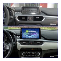 Écran tactile Android Auto Carplay pour Mazda 6 2006-2010, lecteur DVD, caméra de recul 360°, GPS, navigation, autoradio FM.