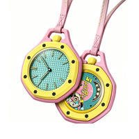 Montre de poche élégante Royal Pop à quartz, montre analogique rétro à suspendre avec cordon, montre décorative unique