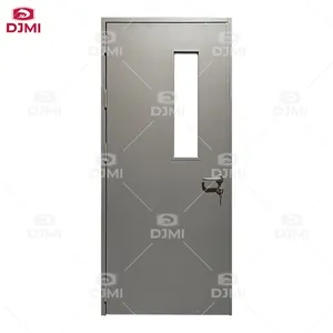 Factory Direct Supplier Security Emergency Exit Fire Resistant Single/double doors with Push Bar