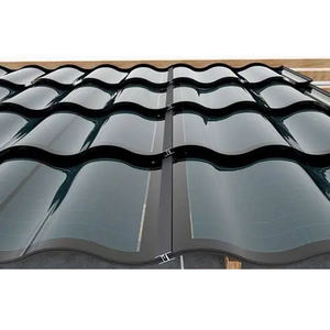 32W BIPV Langlebige Gebogene Photovoltaik-Dachziegel für Hausdächer <span class=keywords><strong>Solar</strong></span>-Dachziegel Dreifach Gebogene <span class=keywords><strong>Solar</strong></span>-Dachziegel - Product Image 2