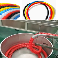 Máquina de Alta Calidad para Fabricar Protectores de Cable Eléctrico en Espiral de Plástico, Máquina de Fundas Espirales de Plástico PE