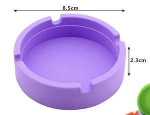 Cenicero de Silicona Ecológico, Resistente al Calor, Irrompible, para Hogar, Auto y Exteriores, Accesorios para Fumar, Logotipo Personalizado, Venta al Por Mayor - Product Image 2