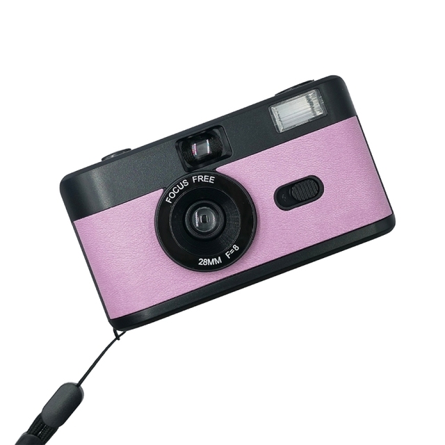 Factory Wholesale Price Retro Manual Colorful Vintage Point Shoot Reusable Film Camera for Children Without Film