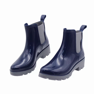 As 02 OEM et ODM, Chaussures <span class=keywords><strong>de</strong></span> <span class=keywords><strong>pluie</strong></span> pour femmes, bottes légères en PVC imperméables, bleues, pour l'extérieur, personnalisées et tendance - Product Image 6