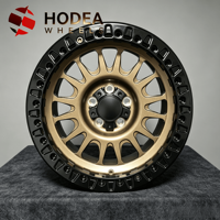 Jantes tout-terrain en aluminium forgé à 6 trous de 16 à 20 pouces pour Bronco F150 pour Chevy Silverado GMC Bronze mat Noir brillant