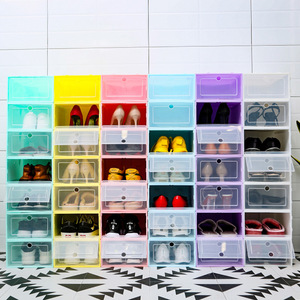 Boîte à chaussures en <span class=keywords><strong>acrylique</strong></span> transparent personnalisée, vente en gros, tiroir magnétique pour animaux de compagnie, rangement transparent pour baskets empilables - Product Image 3