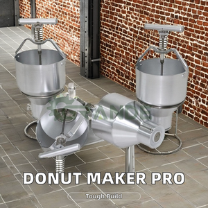 Máquina automática comercial para hacer rosquillas, Mini máquina para hacer rosquillas para panadería, diseño Manual conveniente para uso comercial en el hogar, nuevo - Product Image 2