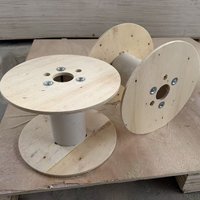 Bobine en bois contreplaqué robuste vide pour câble électrique, tambour de bobinage et de stockage, bobine de transport de câble industriel