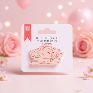 Pinza para el pelo Tianxi Angel de 6 cm, diseño de dibujos animados de plástico para mujer, Día de San Valentín - Product Image 2