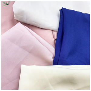 Tissu en mousseline de soie composite recyclé en polyester uni de couleur unie écologique en gros personnalisé pour chemise <span class=keywords><strong>hijab</strong></span> écharpe doublure - Product Image 4