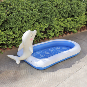 <span class=keywords><strong>Fontaine</strong></span> gonflable jouets éclaboussures pour enfants jeux <span class=keywords><strong>de</strong></span> piscine dauphin arrosage piscine chiot coussin <span class=keywords><strong>de</strong></span> pulvérisation - Product Image 2