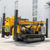 Machine de forage de puits d'eau, équipement de forage de puits, pompe à moteur diesel, en stock, assurance commerciale, réponse rapide, profondeur maximale 1100m
