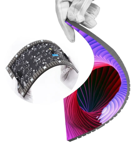 Rgx p1.53 silkiness <span class=keywords><strong>LED</strong></span> mềm mô-đun cong linh hoạt trong nhà quảng cáo hiển thị video 1.53 Mét Màn hình <span class=keywords><strong>LED</strong></span> cho hình trụ annulus - Product Image 1