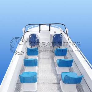 Los mejores precios 12 pasajeros 23ft/7m Barcos <span class=keywords><strong>de</strong></span> pesca <span class=keywords><strong>de</strong></span> aluminio con cabina Yate <span class=keywords><strong>de</strong></span> larga duración con motor fuera <span class=keywords><strong>de</strong></span> borda - Product Image 3