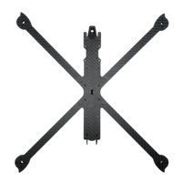 Châssis de drone FPV de 10 pouces pour charges lourdes, en fibre de carbone, bras Wide-X de 7 mm, espacement de 25 mm, pour UAV de surveillance et de transport longue portée