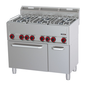 Four électrique à ventilation assistée GN 1/1 P 99, cuisinière à gaz 6 brûleurs - Product Image 1