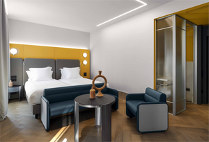 Meubles de restaurant d'hôtel 5 étoiles, ensembles de tables à manger avec chaises rembourrées, design luxueux, restauration fine - Product Image 4