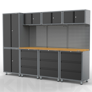 Kinbox 12 Pieces Metal Garage Tool Display Tool Chest for Home Garage 20CM12B Garage Tool Chest - Product Image 3
