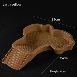 Baignoire en plastique sur mesure de type marchepied pour <span class=keywords><strong>tortues</strong></span>, grand bassin de bain pour <span class=keywords><strong>tortues</strong></span> semi-aquatiques, bassin double usage pour l'alimentation et l'eau <span class=keywords><strong>des</strong></span> reptiles - Product Image 5