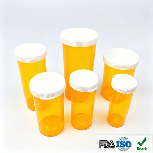 Guchang ขวดยา RX สำหรับ<span class=keywords><strong>ยา</strong></span>พลาสติกใสพร้อมฝาปิดขวดพลาสติกทางการแพทย์สำหรับใช้ในร้านขาย<span class=keywords><strong>ยา</strong></span> - Product Image 4