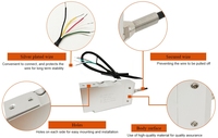Capteur de force de précision à triple faisceau SUP12 5kg-50kg, cellule de charge micro, capteur de pesée à point unique en alliage d'aluminium IP65