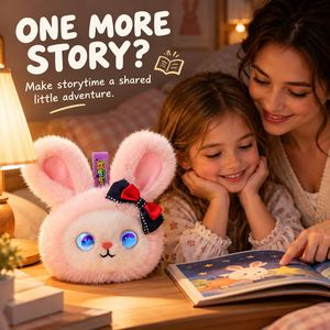 Peluche interactive IA personnalisée : Lapin parlant, support émotionnel intelligent, racontant des histoires, contrôlée par application Wi-Fi, cadeau éducatif préscolaire - Product Image 2