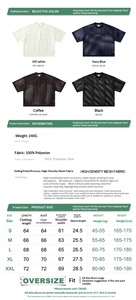 Camiseta de manga corta apilada de malla estilo europeo y americano para hombre, con diseño hueco ancho, Colección Primavera/Verano 2026 - Product Image 6