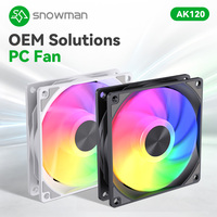 Ventilador para Caja de PC AK120 de 6 Pines, 120 mm, RGB Blanco, 18dBA, Silencioso, 1200 RPM, 12V DC, para Computadoras de Juego, Proveedor OEM al por Mayor