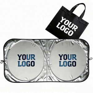 Logo for Dealer Summer Promo Business Gift Sunshade Cover Car Windshield Sun <b>Shade</b> Wholesale Custom Promotional Gifts - Product Image 1
