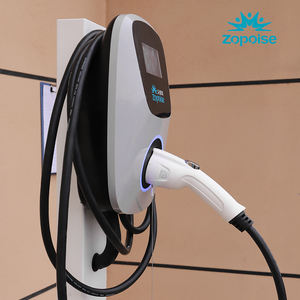 ZOPOISE Nouveau chargeur mural rapide 11 kW US Wallbox NACS 240V 48A Entrée Câble Ocpp 1.6 Protocole Application à distance - Product Image 2