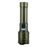 Lampe torche laser blanche 1500LM, 5000mAh rechargeable, haute puissance, lumière d'urgence portable verte pour les opérations de sauvetage en cas d'inondation et les activités de plein air