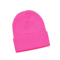 Bonnet tricoté personnalisé avec logo, couleur unie, 100 % acrylique, style Y2K, pour homme et femme, design personnalisé, collection automne-hiver