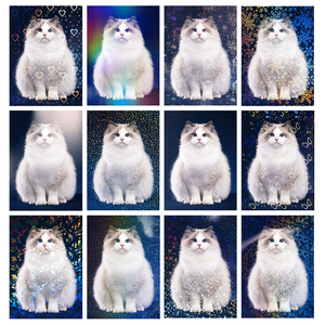 A4 tùy chỉnh rõ ràng mờ lạnh cán Sticker giấy PVC không thấm nước ba chiều lớp phủ độ bóng cao cứng nhắc cán lạnh dính - Product Image 2