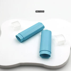 Entonnoir de surbrillance de bâton de fond de teint de tube vide bleu pour la poudre de poudre de fibre de cheveux pour la grossesse - Product Image 4