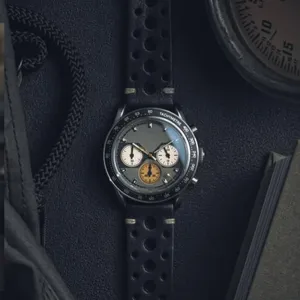 Montre de luxe moderne CILOA pour hommes, montres à quartz de haute qualité, bracelet en cuir imperméable, grand chronographe tendance - Product Image 3