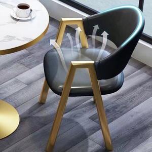 Set di Tavolo e Sedie in Stile Nordico Moderno, Scrivania Minimalista <span class=keywords><strong>per</strong></span> Negoziazioni e Ricevimento, Multifunzione <span class=keywords><strong>per</strong></span> Piccoli Appartamenti e Laboratori - Product Image 4