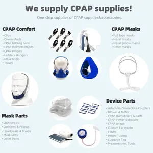 หน้ากาก cpap แบบเต็มหน้าปลอกหมอนอิงนำกลับมาใช้ใหม่ได้สำหรับ F20 airfit และ F20ลดรอยแดงเหมาะสำหรับหน้ากากแบบเต็มหน้า