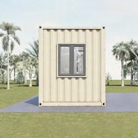 Maison conteneur maritime 40 pieds, 2 chambres, neuve, remise à neuf, finitions de qualité, conteneur pliable 40HQ, hébergement en conteneur