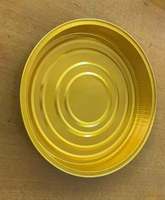 Plaques de cuisson rondes en aluminium de 11 pouces pour pizza, dorées et noires, pour distributeurs automatiques de pizza, pour la cuisson et le maintien au chaud des aliments, plats OEM