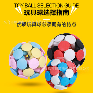 Jouet pour chien Tyrant Pet Puppy, boule colorée avec sonnette, durable, résistante aux morsures, pour le nettoyage des dents - Product Image 4