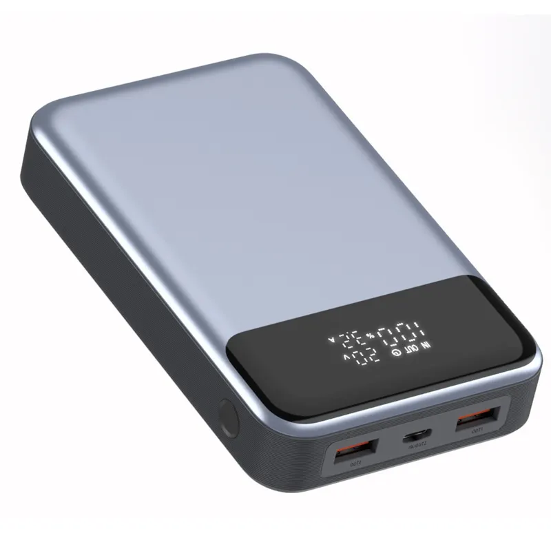 100W प्रकार सी बैटरी चार्जर 5V 9V 12V 15V 19V 20V 5A 3A QC3.0 पोर्टेबल लैपटॉप Powerbank यूएसबी सी नोटबुक पावर बैंक 100W 20000mah