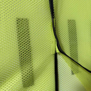 <span class=keywords><strong>Gilet</strong></span> de sécurité réfléchissant vert fluorescent et <span class=keywords><strong>orange</strong></span> en tissu maillé haute visibilité pour la coordination d'événements et la sécurité des agents - Product Image 4