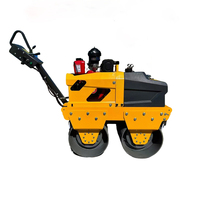 Compacteur vibrant diesel Shantui 3 tonnes, à tambour simple/double, autoporté pour le compactage de l'asphalte, du sol et des fossés