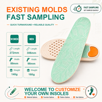 Semelles orthopédiques respirantes personnalisées OEM ODM pour le confort sportif, soutien de la voûte plantaire, soulagement de la fasciite plantaire et de la douleur au talon, inserts pour chaussures de travail et bottes