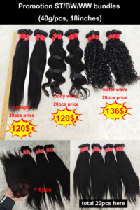 Promoción Letsfly: 6.8$ Paquete de 20 Extensiones de Cabello Humano Brasileño de 18 Pulgadas, Ondulado, 800 Gramos, 100% Cabello Humano, Disponible en Calidad 9A, Venta al Por Mayor - Product Image 5