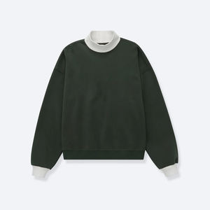 Top Básico de Moda para Mujer, Cuello Alto, Mezcla de Algodón, Calidad Premium, para Invierno, Logotipo Frontal ODM - Product Image 1