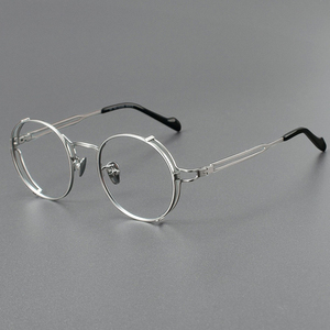 ZY0048 Montures de <span class=keywords><strong>lunettes</strong></span> en titane ultra-légères pour femmes, design ajouré pour petits visages, motif uni pour verres - Product Image 3