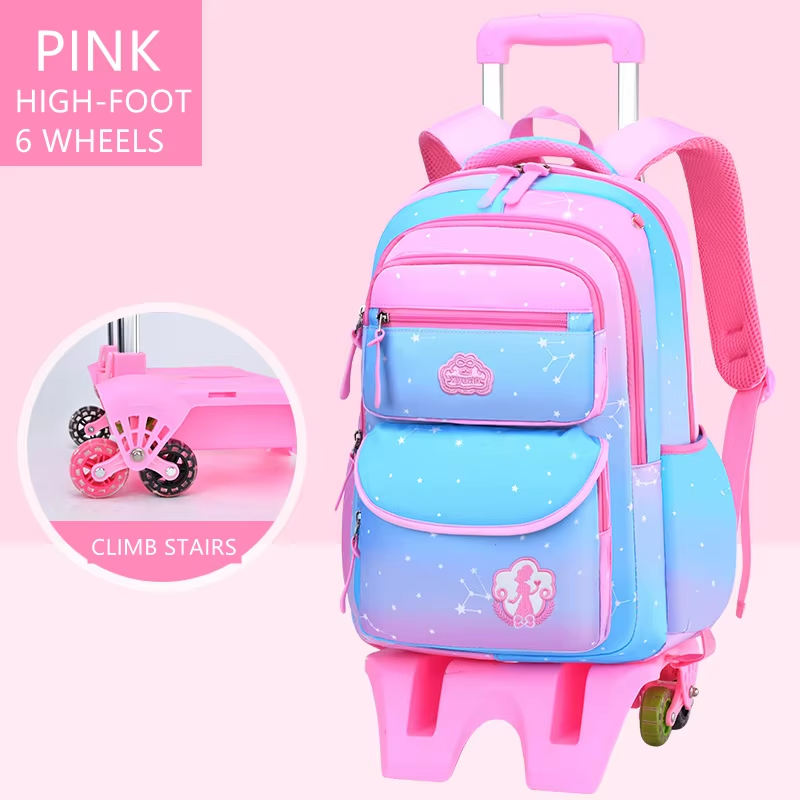 6wheel high foot pink
